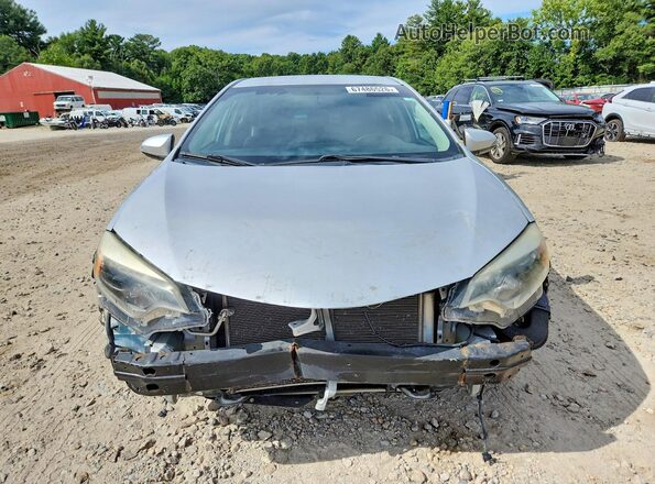 2T1BURHE6GC574457 2016 TOYOTA COROLLA Silver Front view