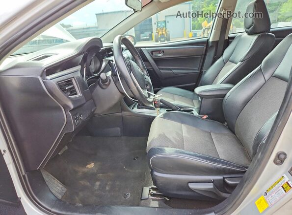 2T1BURHE6GC574457 2016 TOYOTA COROLLA Silver Front interior view
