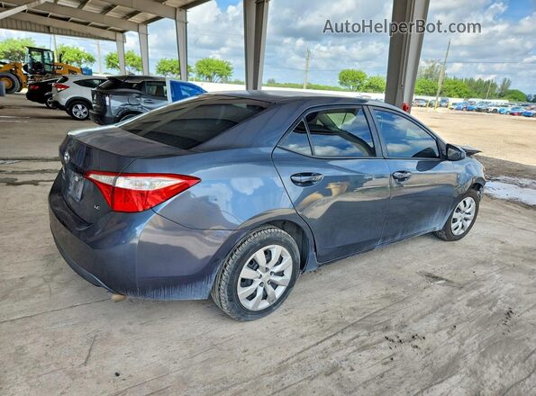 2T1BURHE6GC589251 2016 TOYOTA COROLLA Gray Trasero derecho