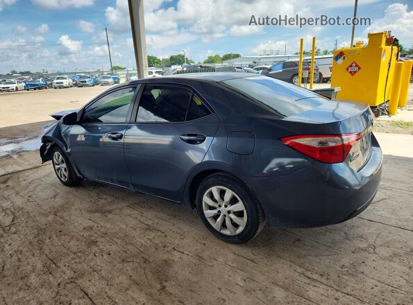 2T1BURHE6GC589251 2016 TOYOTA COROLLA Gray Trasero izquierdo