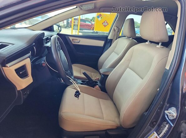 2T1BURHE6GC589251 2016 TOYOTA COROLLA Gray Vista interior delantera