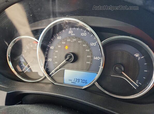 2T1BURHE6GC589251 2016 TOYOTA COROLLA Gray Vista del cuadro de instrumentos