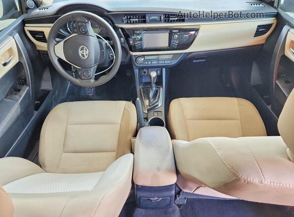 2T1BURHE6GC589251 2016 TOYOTA COROLLA Gray Vista del salpicadero