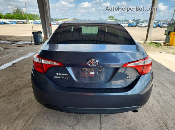 2T1BURHE6GC589251 2016 TOYOTA COROLLA Gray Vista trasera
