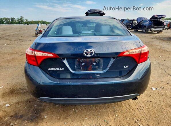 2T1BURHE6HC754488 2017 TOYOTA COROLLA Blue Widok z tyłu