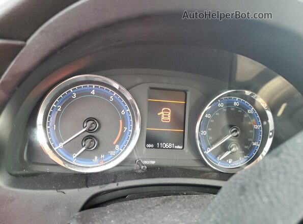 2T1BURHE6HC755205 2017 TOYOTA COROLLA Red Vista del cuadro de instrumentos