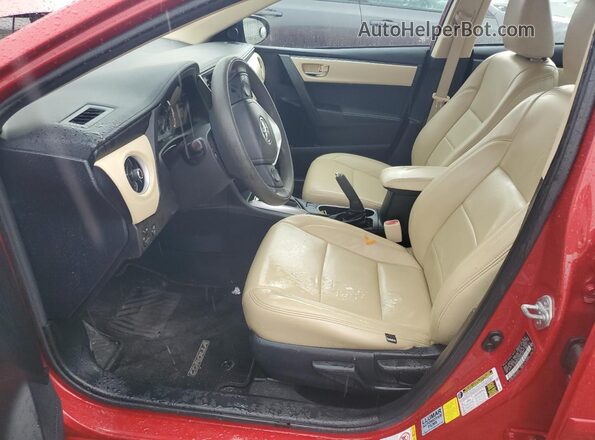 2T1BURHE6HC755205 2017 TOYOTA COROLLA Red Vista interior delantera