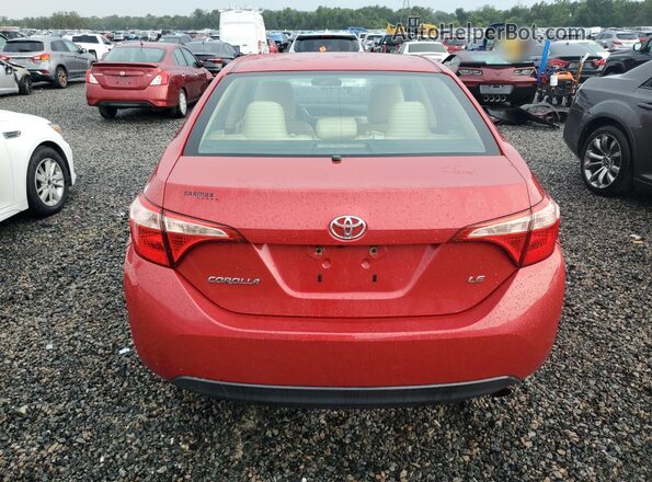 2T1BURHE6HC755205 2017 TOYOTA COROLLA Red Vista trasera