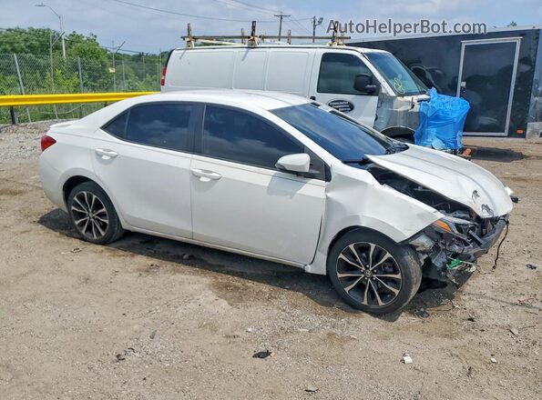 2T1BURHE6JC018754 2018 TOYOTA COROLLA White წინა მარჯვენა