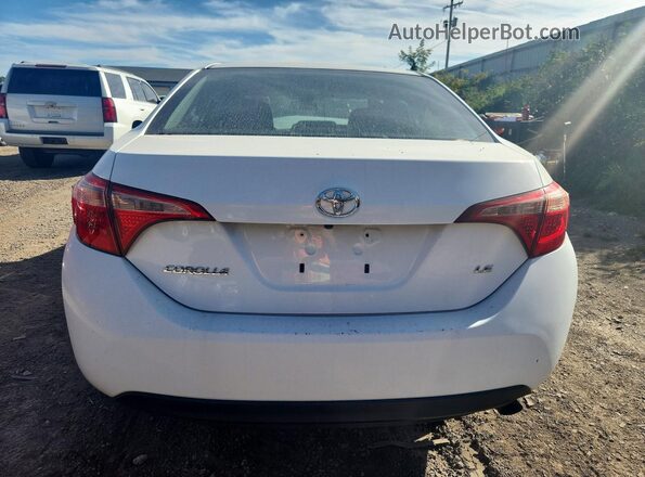 2T1BURHE6JC034288 2018 TOYOTA COROLLA Белый Вид сзади