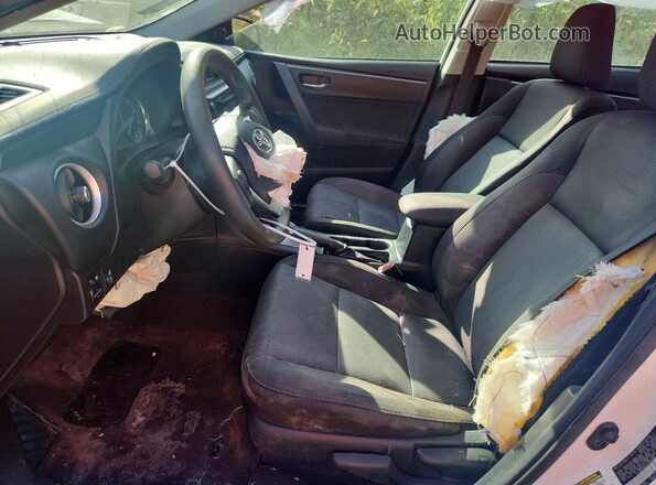 2T1BURHE6JC034288 2018 TOYOTA COROLLA Белый Вид салона спереди