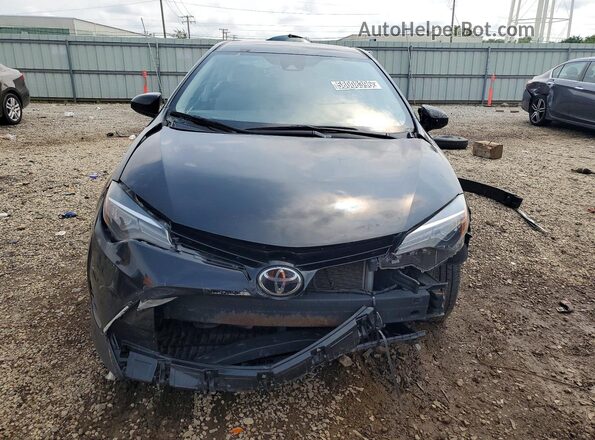 2T1BURHE6JC048031 2018 TOYOTA COROLLA Black წინა ხედი