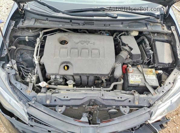 2T1BURHE6JC048031 2018 TOYOTA COROLLA Black უკანა სალონის ხედი