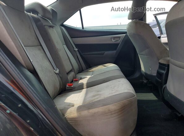 2T1BURHE6JC048031 2018 TOYOTA COROLLA Black უკანა სავარძლების ხედი