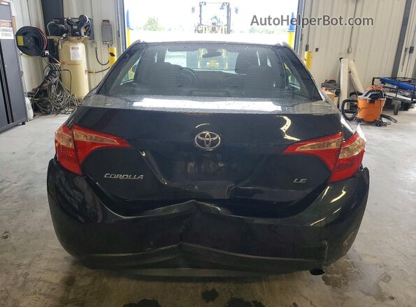 2T1BURHE6JC050605 2018 TOYOTA COROLLA Black Rear view