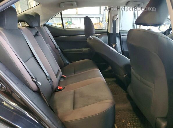 2T1BURHE6JC050605 2018 TOYOTA COROLLA Black Rear seats view