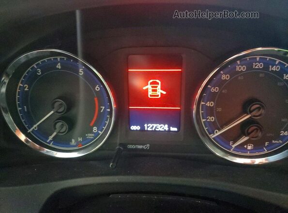 2T1BURHE6JC050605 2018 TOYOTA COROLLA Black Instrument cluster view