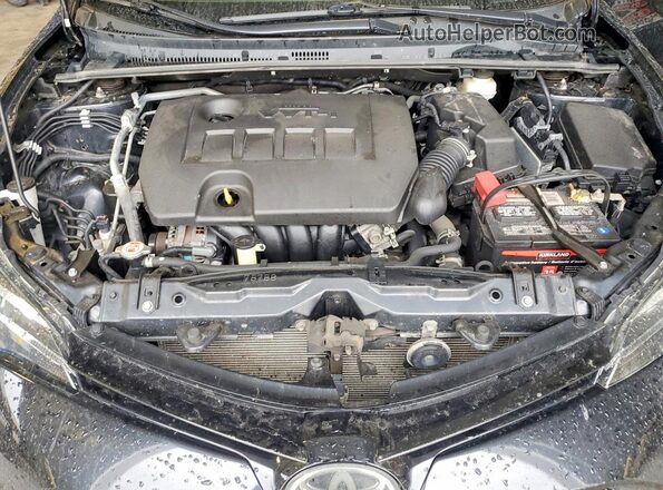 2T1BURHE6JC050605 2018 TOYOTA COROLLA Black Rear interior view