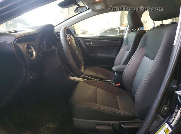 2T1BURHE6JC050605 2018 TOYOTA COROLLA Black Front interior view