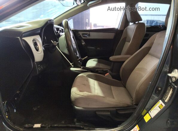 2T1BURHE6JC065721 2018 TOYOTA COROLLA Синий Вид салона спереди