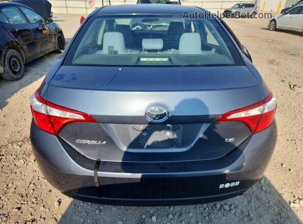 2T1BURHE7GC519824 2016 TOYOTA COROLLA Blue Հետևի տեսք