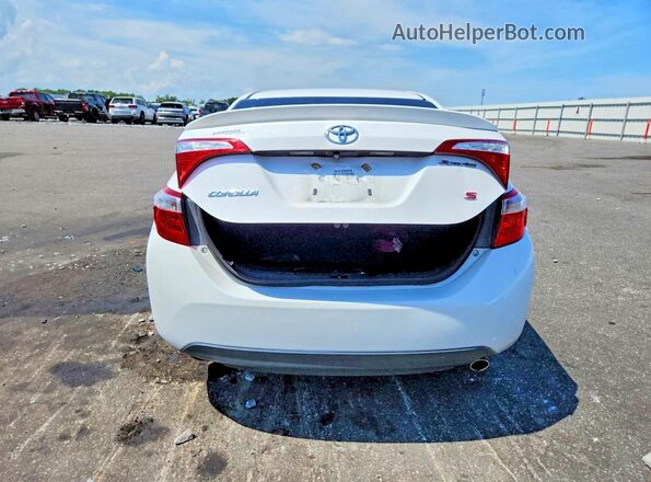 2T1BURHE7GC682442 2016 TOYOTA COROLLA White Vista trasera