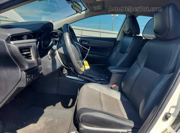 2T1BURHE7GC682442 2016 TOYOTA COROLLA White Vista interior delantera