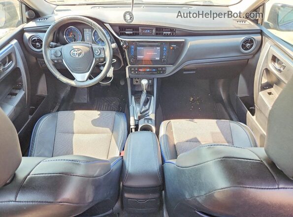 2T1BURHE7HC848895 2017 TOYOTA COROLLA Blue Dashboard view