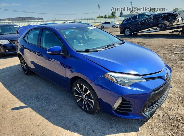 2T1BURHE7HC848895 2017 TOYOTA COROLLA Blue Front right