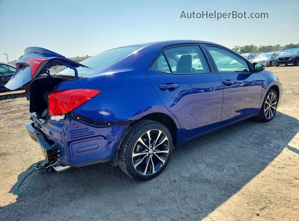 2T1BURHE7HC848895 2017 TOYOTA COROLLA Blue Rear right