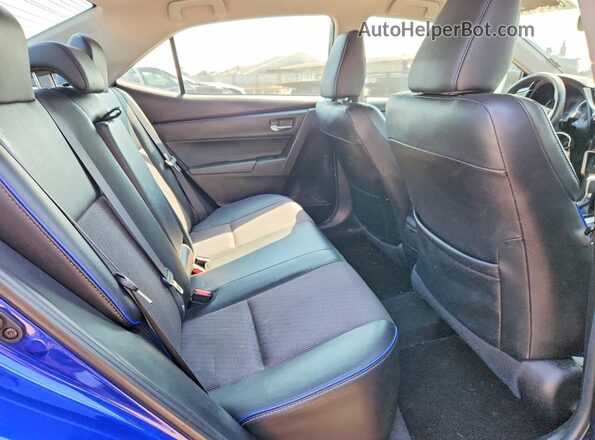 2T1BURHE7HC848895 2017 TOYOTA COROLLA Blue Rear interior view