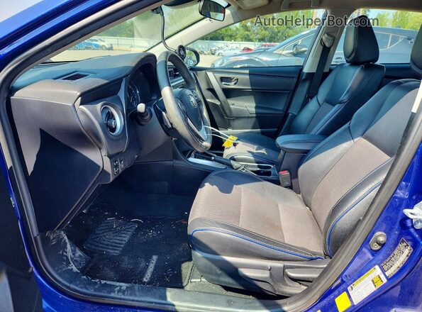 2T1BURHE7HC848895 2017 TOYOTA COROLLA Blue Front interior view