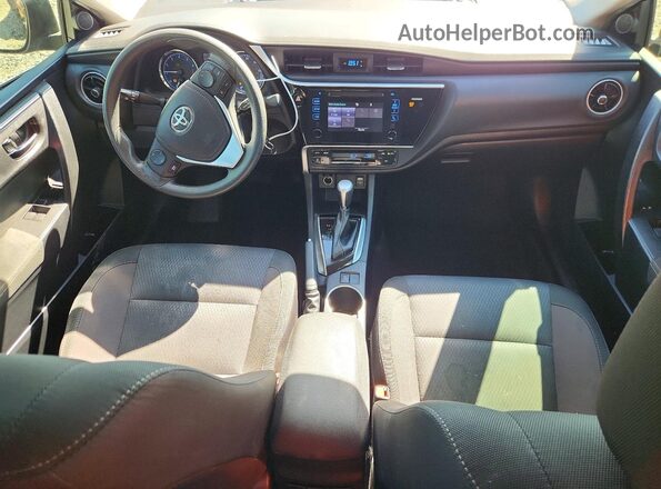 2T1BURHE7HC888653 2017 TOYOTA COROLLA Gray Առջևի վահանակի տեսք