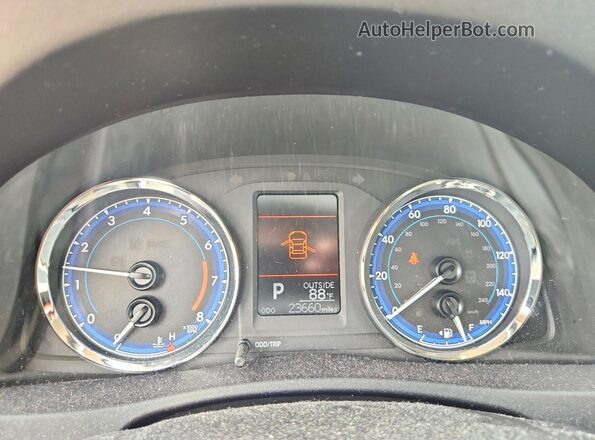 2T1BURHE7HC919318 2017 TOYOTA COROLLA Tan ხელსაწყოთა პანელის ხედი