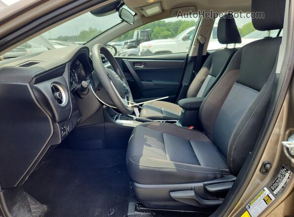 2T1BURHE7HC919318 2017 TOYOTA COROLLA Tan წინა სალონის ხედი