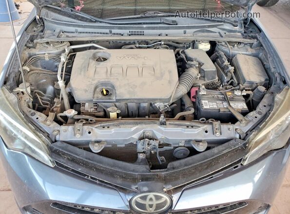 2T1BURHE7HC933851 2017 TOYOTA COROLLA Gray Вид задньої частини салону