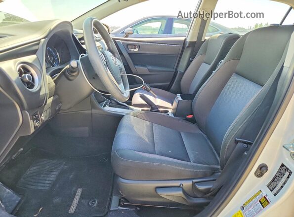 2T1BURHE7HC949919 2017 TOYOTA COROLLA White Widok wnętrza z przodu