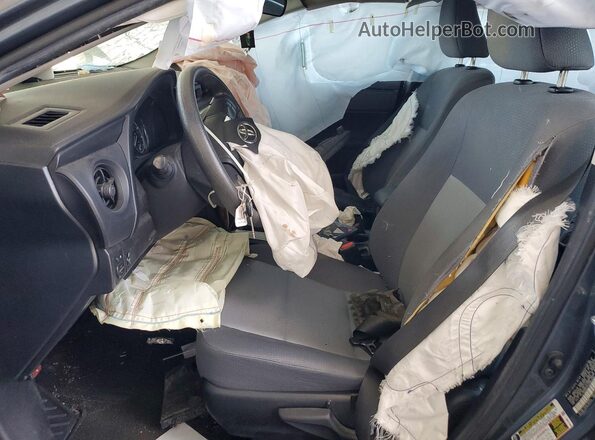 2T1BURHE7HC960483 2017 TOYOTA COROLLA Угольный Вид салона спереди