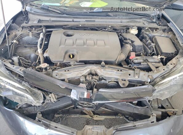 2T1BURHE7HC960483 2017 TOYOTA COROLLA Угольный Вид задней части салона