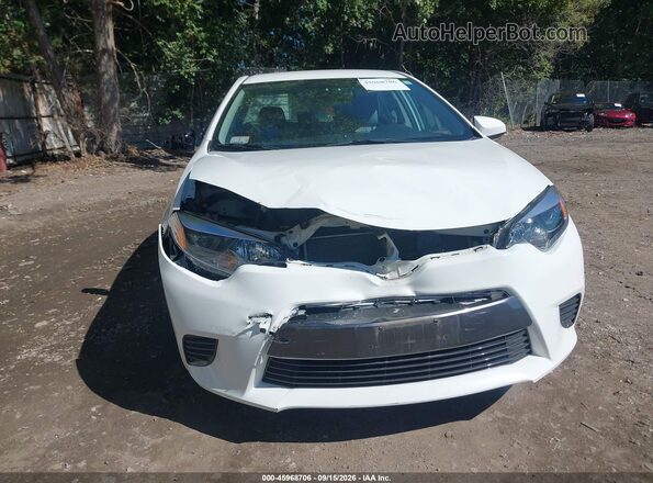 2T1BURHE8GC560348 2016 TOYOTA COROLLA White Front view