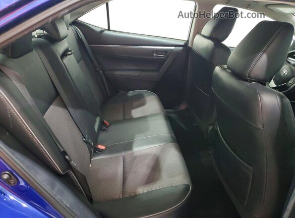 2T1BURHE8GC679906 2016 TOYOTA COROLLA Blue Вид задніх сидінь