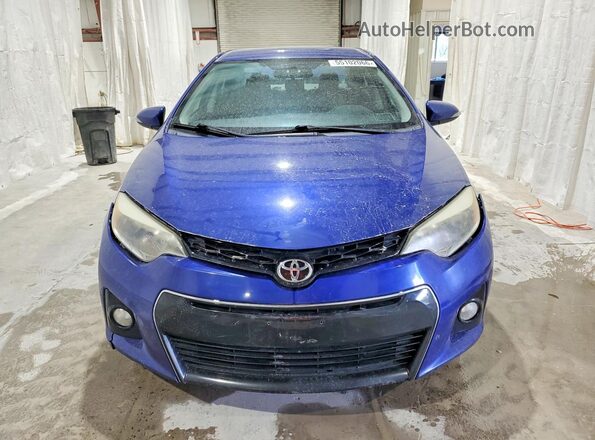 2T1BURHE8GC679906 2016 TOYOTA COROLLA Blue Вид спереду