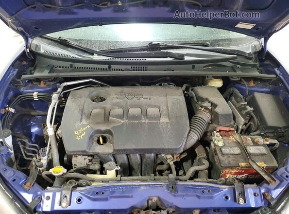 2T1BURHE8GC679906 2016 TOYOTA COROLLA Blue Вид задньої частини салону