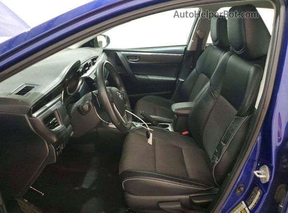 2T1BURHE8GC679906 2016 TOYOTA COROLLA Blue Вид салону спереду