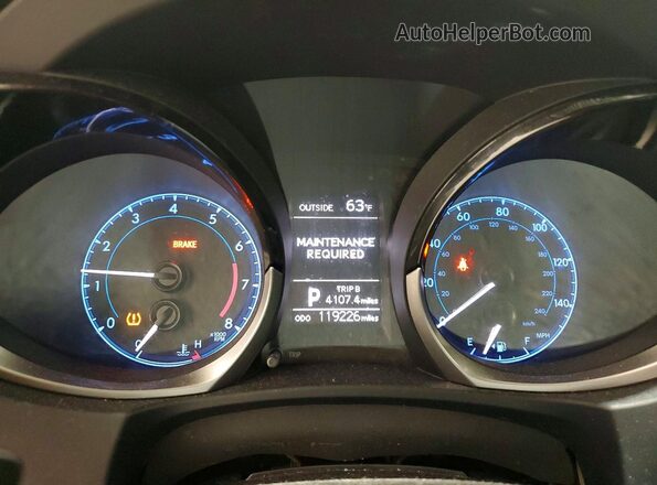 2T1BURHE8GC679906 2016 TOYOTA COROLLA Blue Вид щитка приладів
