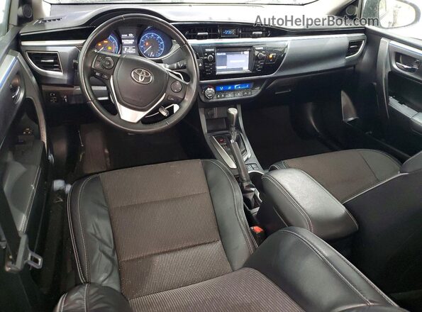 2T1BURHE8GC679906 2016 TOYOTA COROLLA Blue Вид панелі приладів