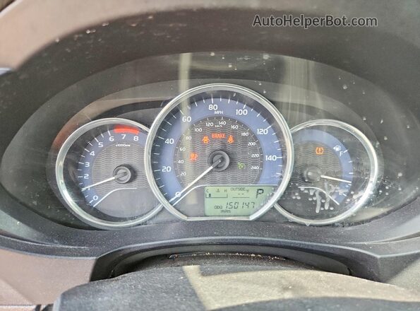 2T1BURHE8GC727338 2016 TOYOTA COROLLA Белый Вид щитка приборов
