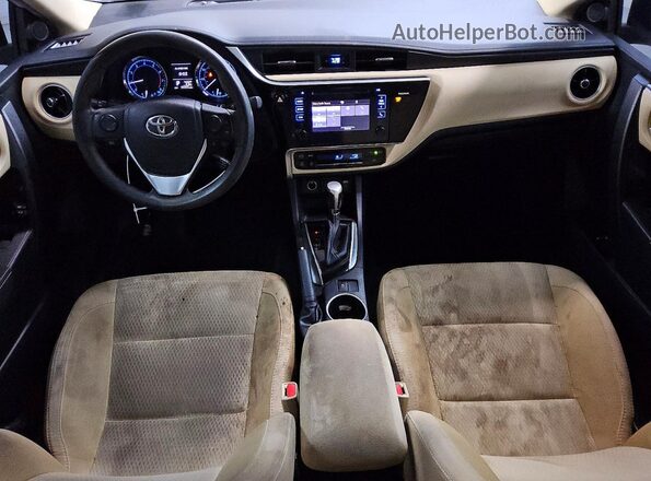 2T1BURHE8HC947628 2017 TOYOTA COROLLA White Առջևի վահանակի տեսք