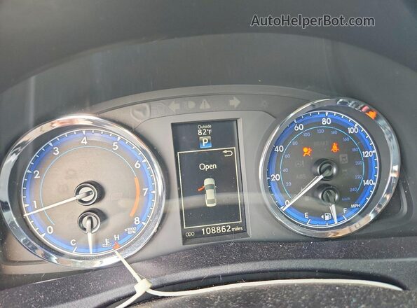 2T1BURHE8JC990260 2018 TOYOTA COROLLA Blue Սարքավորումների վահանակի տեսք