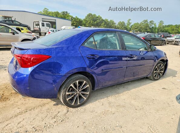 2T1BURHE8JC990260 2018 TOYOTA COROLLA Blue Հետևի աջ